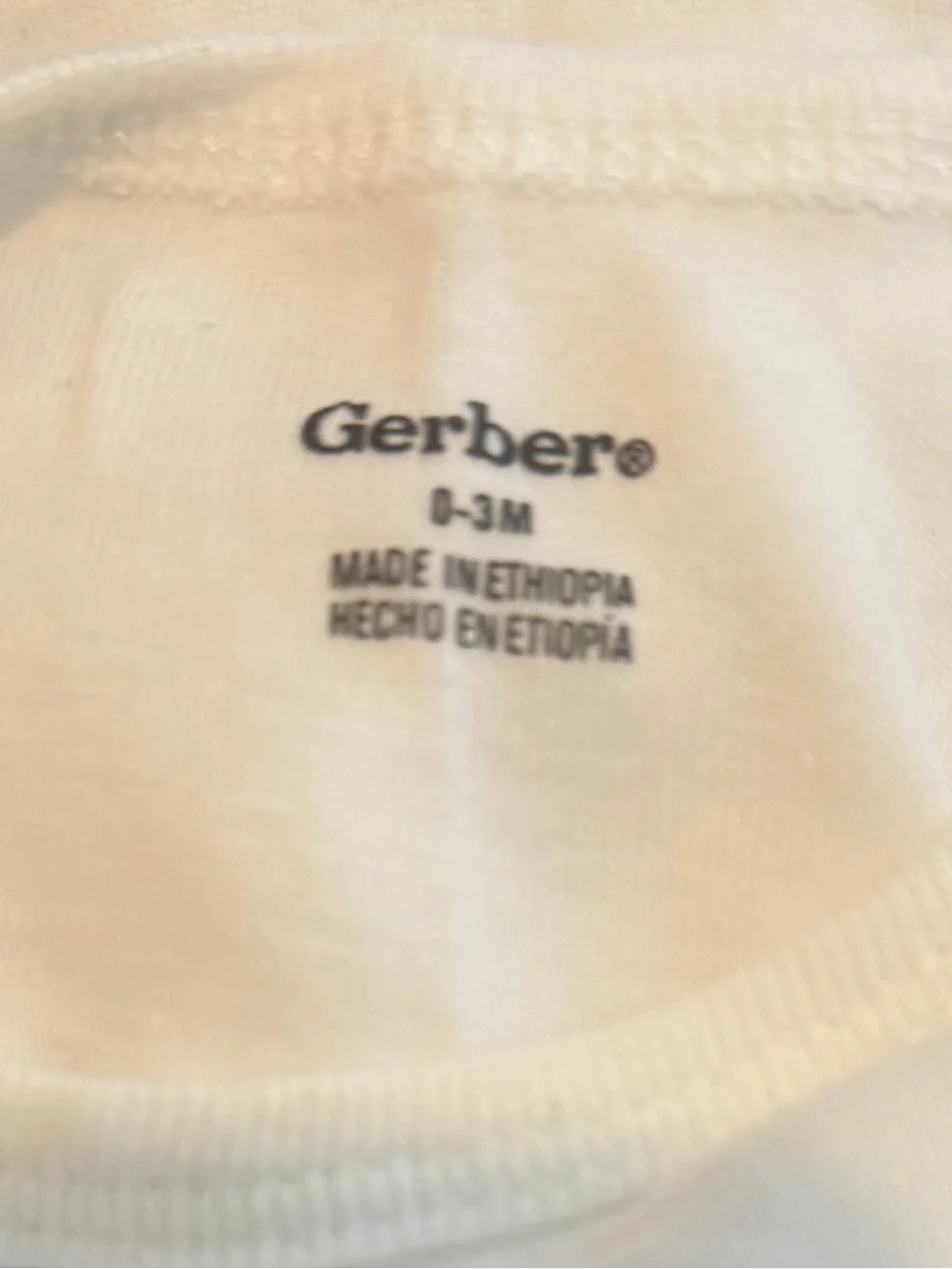 Gerber White Infant Bodysuit - Pack Essentials